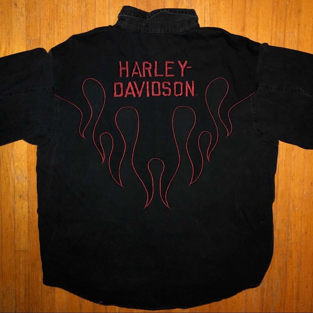 Harley Davidson denim shirt